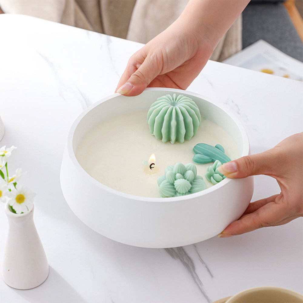 Potsticker Mold - Halfronde Cement Kaars Kom Mal Diy