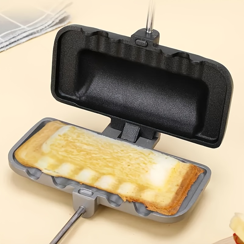 Hot Dog Press - 1pcs Ontbijt Sandwich Maker dubbelzijdig Non