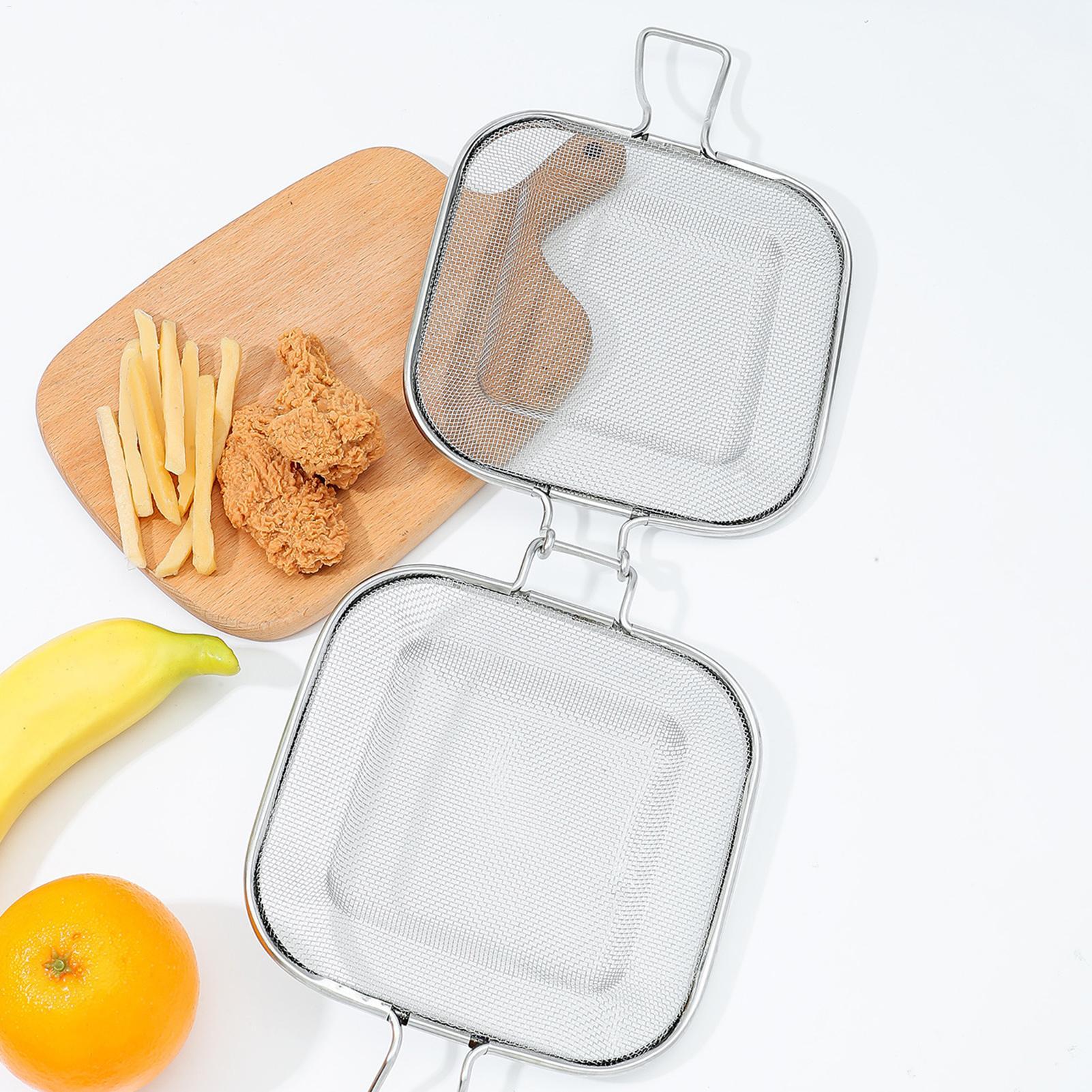 RVS Sandwichpers met rond desi - Hot Dog Press recensie en prijs