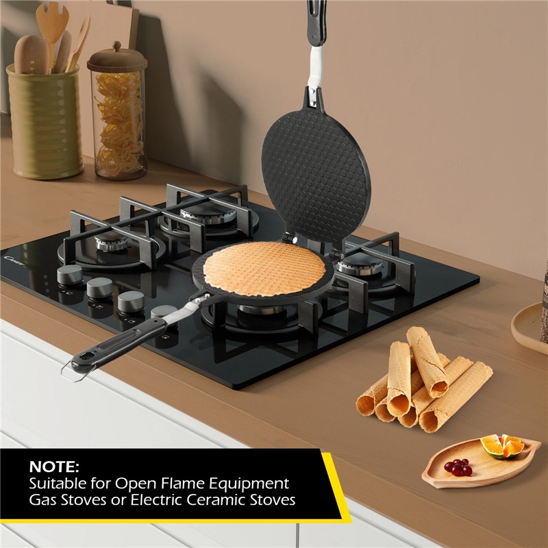 22 Cm Non-stick Loempia Wafeli - Egg Waffle Pan recensie en prijs