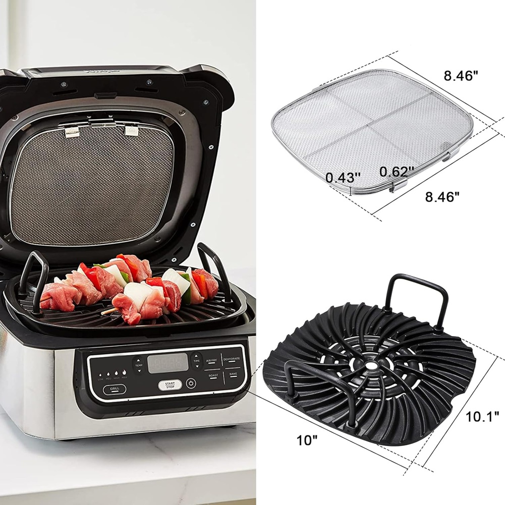 M02K-Roestvrijstalen Splatter  - Ninja Air Fryer Af101 recensie en prijs